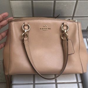 Tan Coach Purse